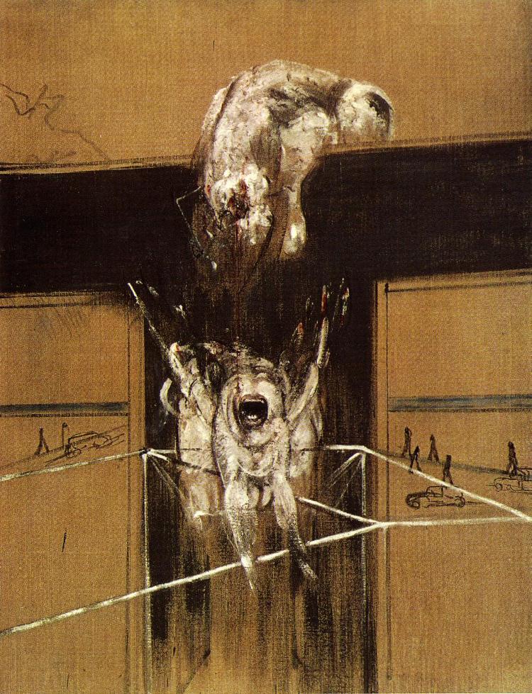 Bacon, Francis. Fragment of a Crucifixion (1950).