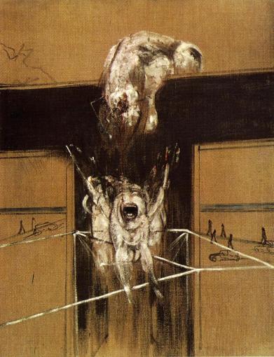 Bacon, Francis. Fragment of a Crucifixion (1950).